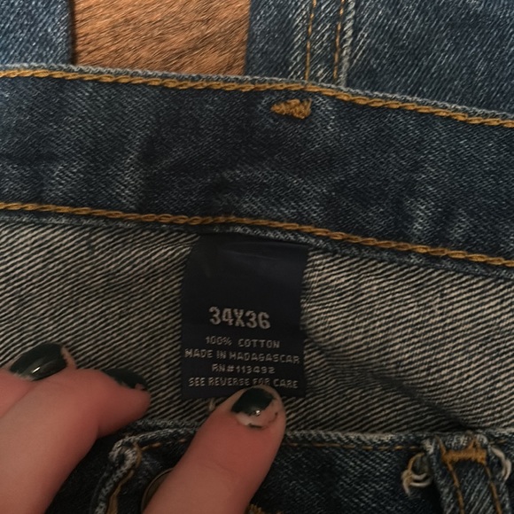 Men’s dark wash jeans - Picture 3 of 3